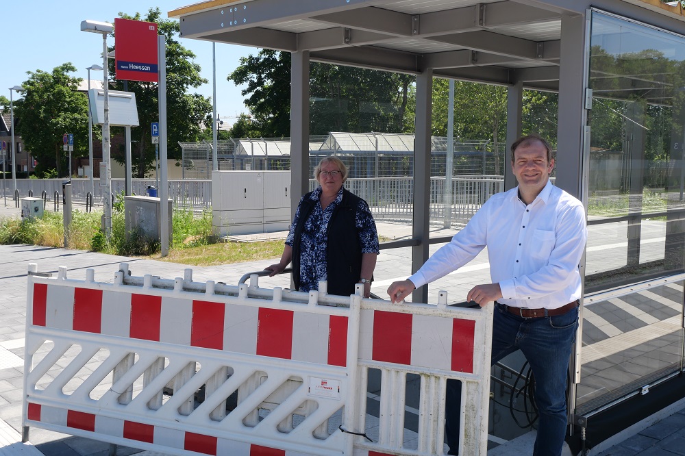 Die CDU Heessen fordert die Beseitigung von Schmierereien am Bahnhof Heessen und hält eine Videobeobachung für angebracht.