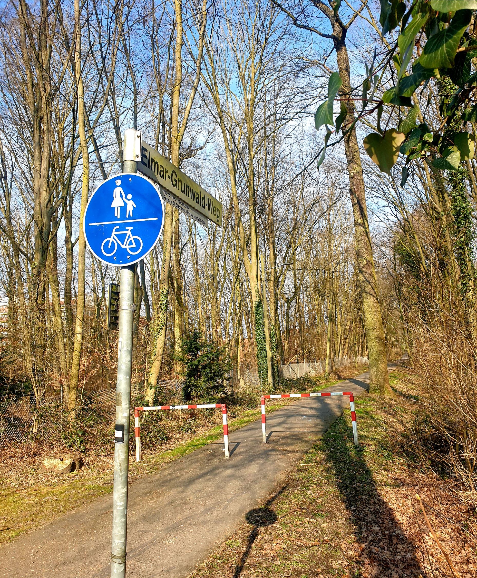 Gute Wege im Heessener Wald: auf eine Initiative der CDU wurde der Elmar-Grunwald-Weg ausgebessert.