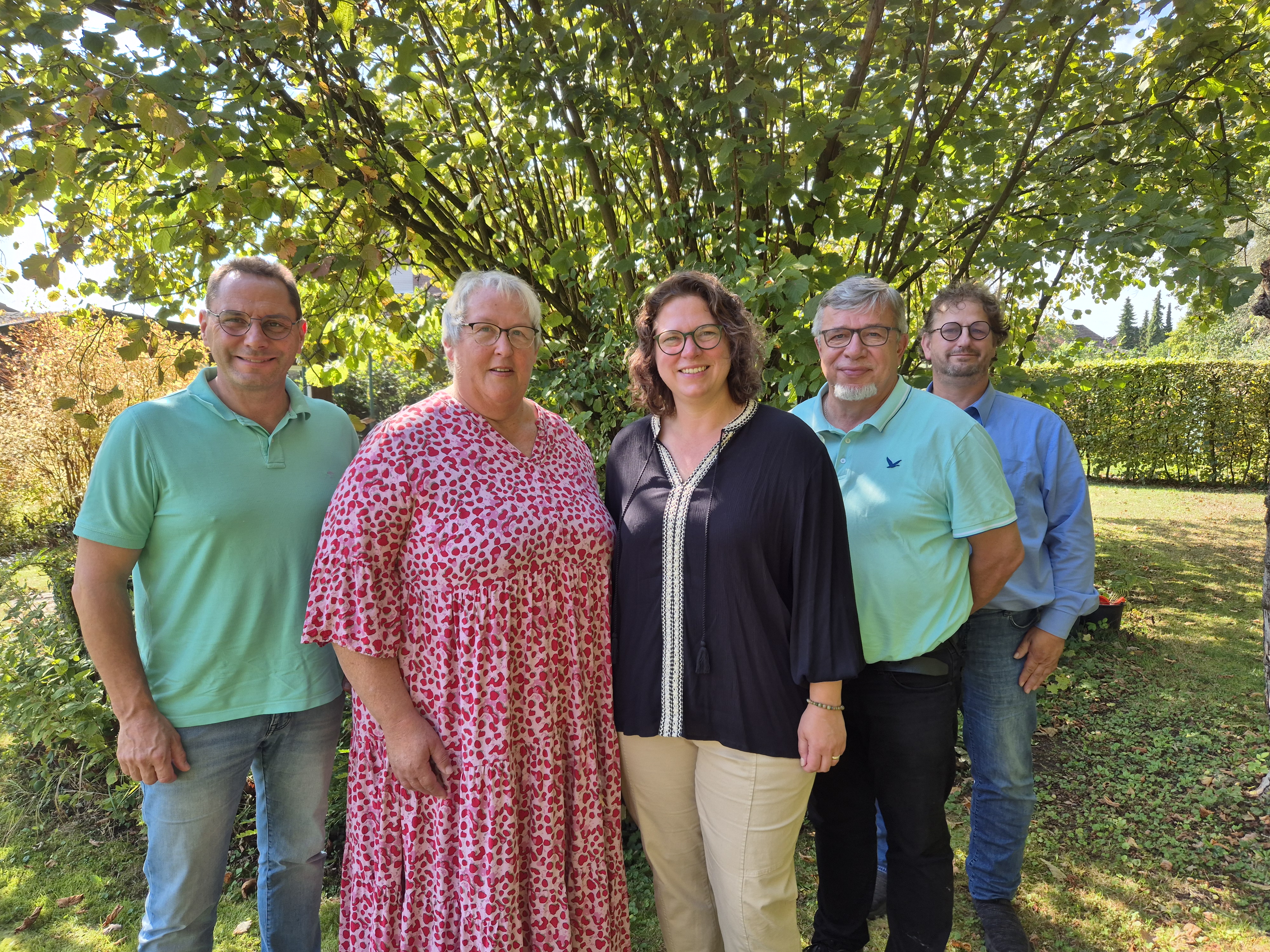 Die Bezirksvertreter der CDU in Heessen: Rolf Eickholt, Gabriele Beltrop-Hengst, Tanja Sch�fer, Heinrich K�pp und Christoph Deese.